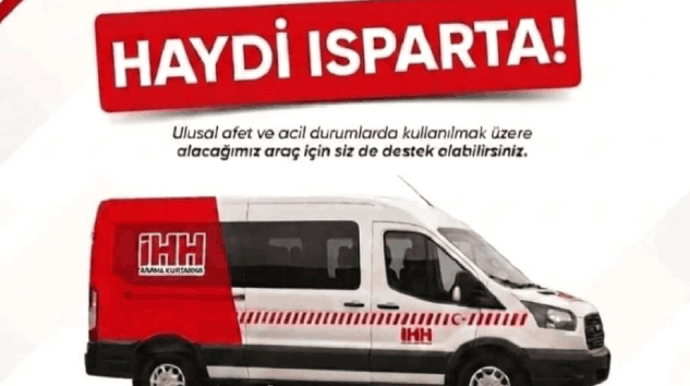 Isparta İHH’dan Arama Kurtarma Çalışmaları İçin Araç Destek Kampanyası