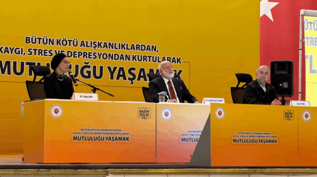 ISPARTA’DA BAĞIMLILIK VE PSİKOLOJİK SORUNLARA MANEVİ ÇÖZÜM REÇETESİ: “MUTLULUĞU YAŞAMAK” PANELİNE YOĞUN İLGİ