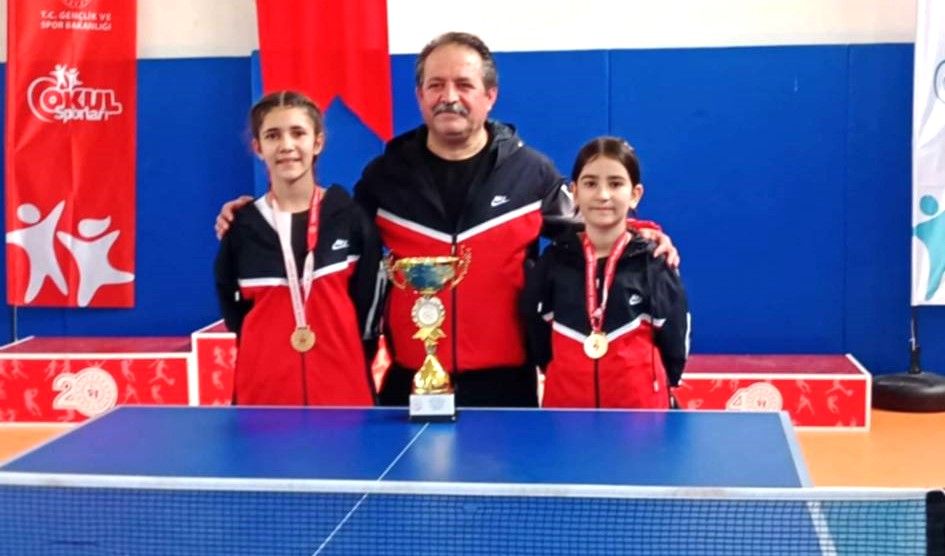 Yalvaçlı Küçük Kızlar Masa Tenisinde Isparta Şampiyonu
