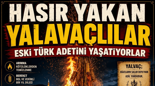 Yalvaç’ta Hasır Yakma Töreni!