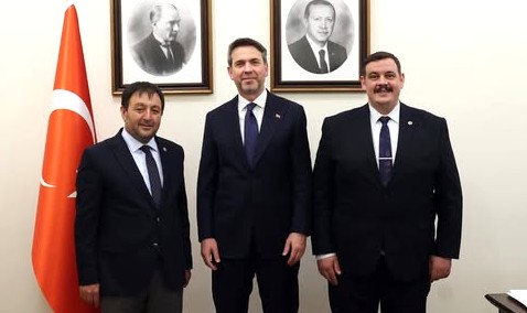 Zabun ve Kodal, Enerji Bakanı Bayraktar’ı ziyaret etti