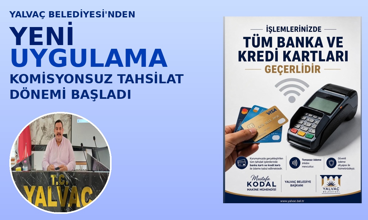 Kira, su ve vergi tahsilatlarında tüm banka ve kredi kartları geçerli