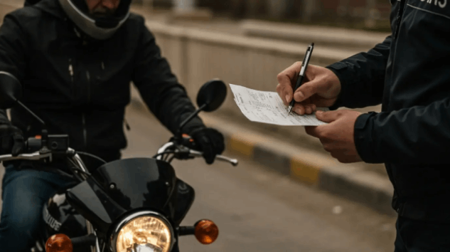 Çevreyi Rahatsız Eden Motosikletlilere 43.500 TL Ceza