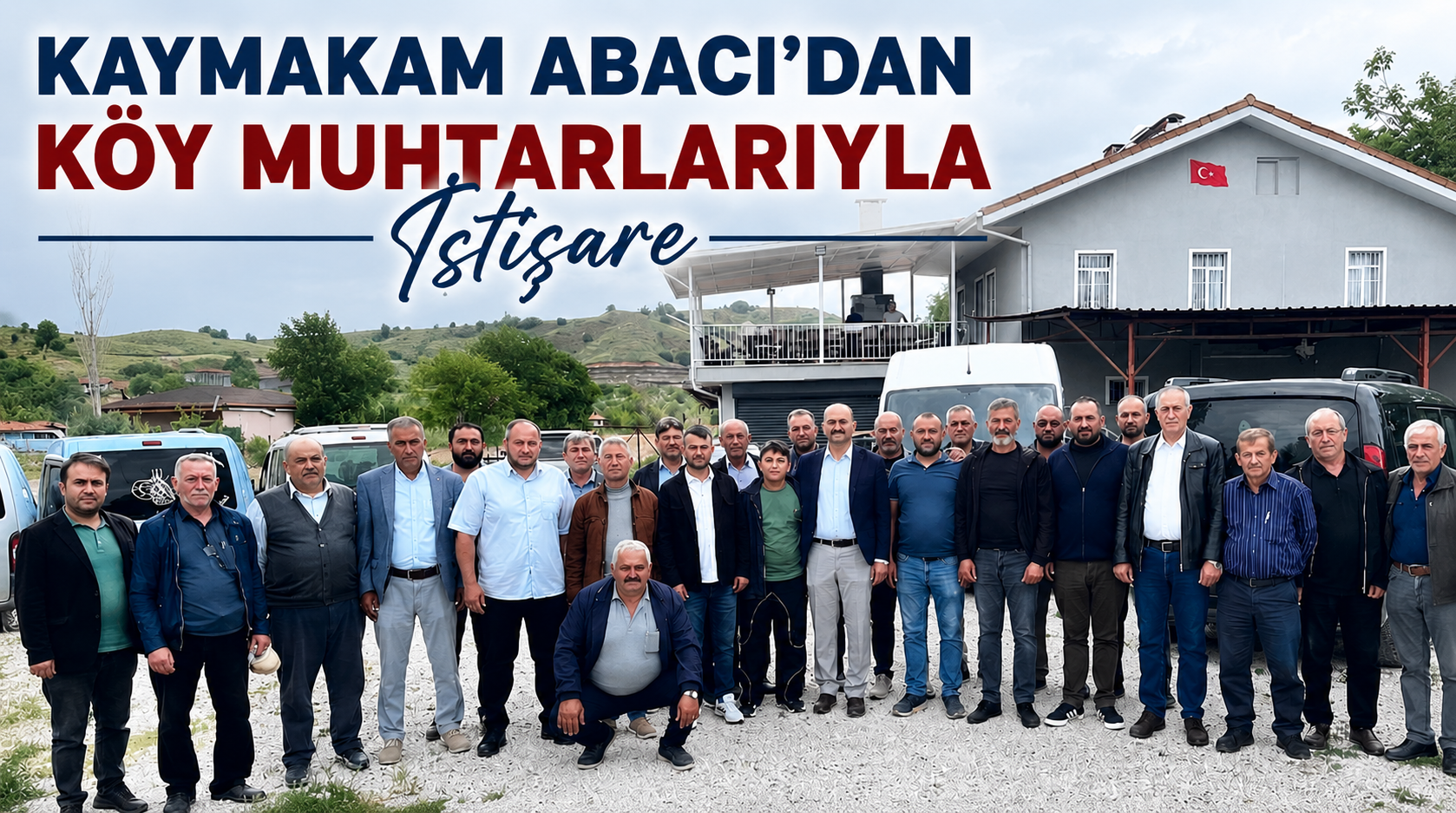 Kaymakam Abacı ve Muhtarlar Köylerin Sorunlarını Masaya Yatırdı