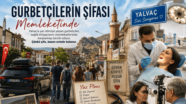 Yalvaç’ta Yaz Yoğunluğu: SADECE HASRET DEĞİL, ŞİFA DA BU TOPRAKLARDA!