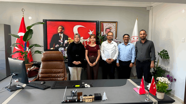 Yalvaç İlçe Millî Eğitim Müdürümüz Sayın Mahmut Sert’e Hayırlı Olsun Ziyareti