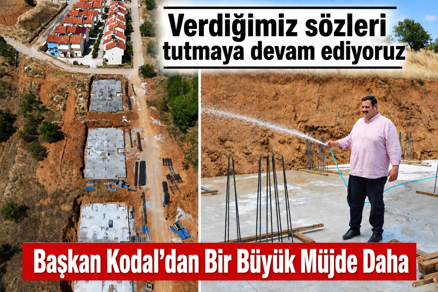 Yeni Yaşam Kooperatifi’nde ilk etap ilerliyor, 2-3. etap da yolda