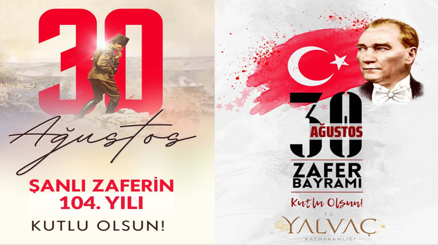 30 Ağustos Zafer Bayramı pazar günü kutlanacak