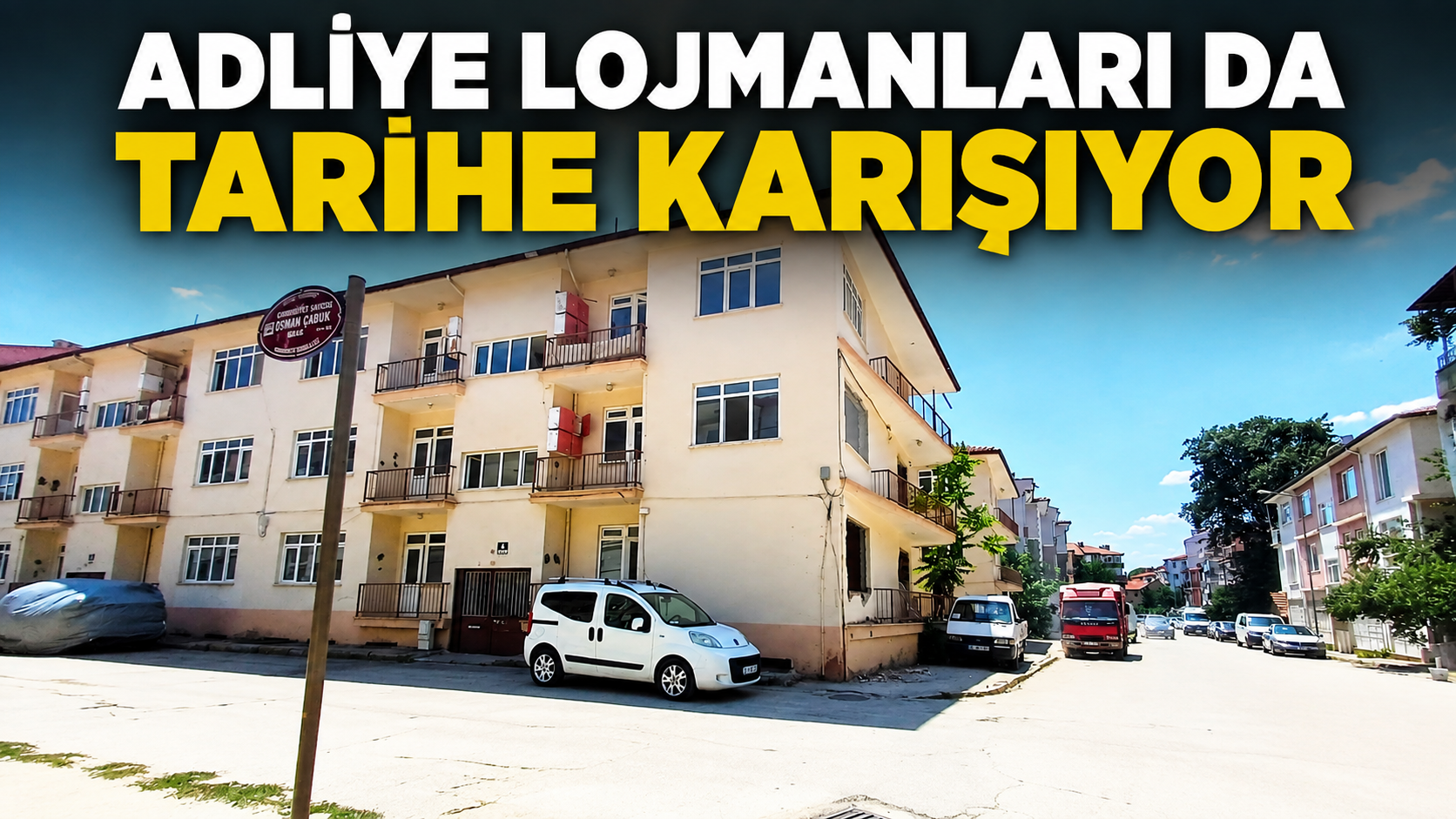 Yalvaç’ta şimdi de Adliye Lojmanları yıkılıyor