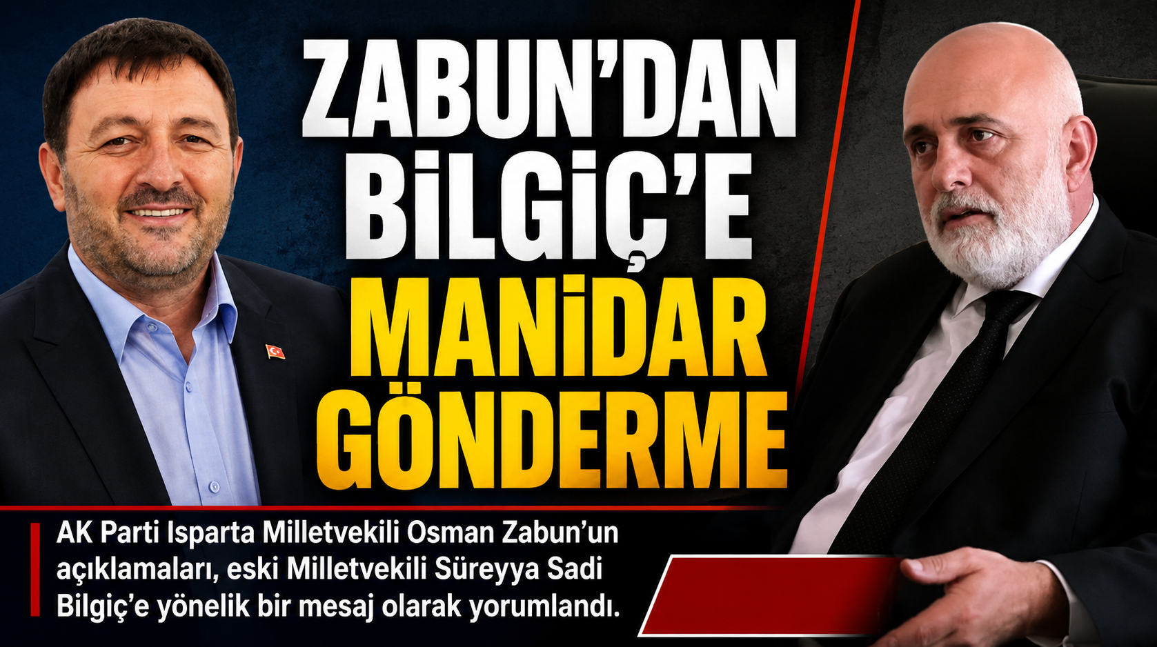 Zabun: “Bizim için şahsi öncelikler değil Isparta’nın öncelikleri önemli ”