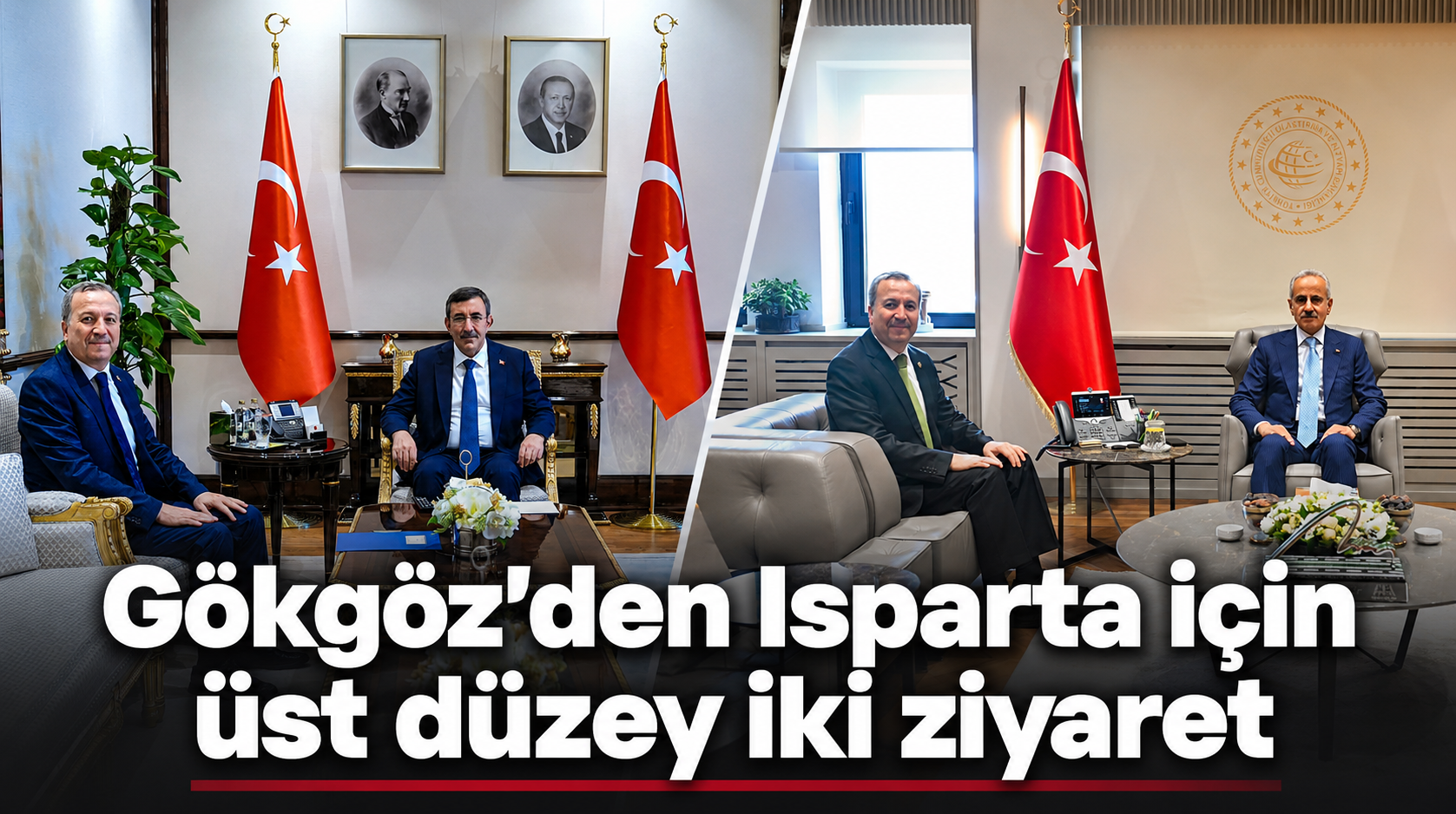 M.Uğur Gökgöz, Uraloğlu ve Yılmaz’ı ziyaret etti