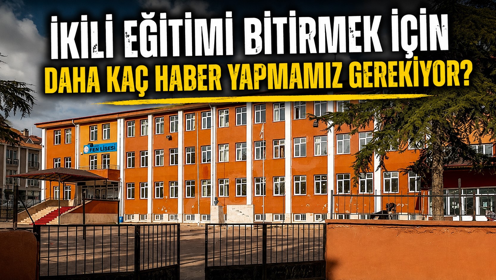 Yeni öğretim yılı başlamadan ikili eğitime çözüm bulun