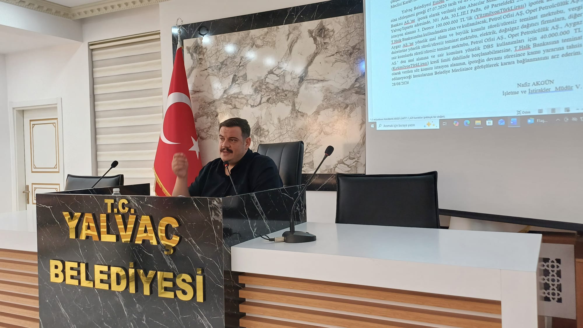 Yalvaç Belediye Meclisi Eylül toplantısı yapıldı