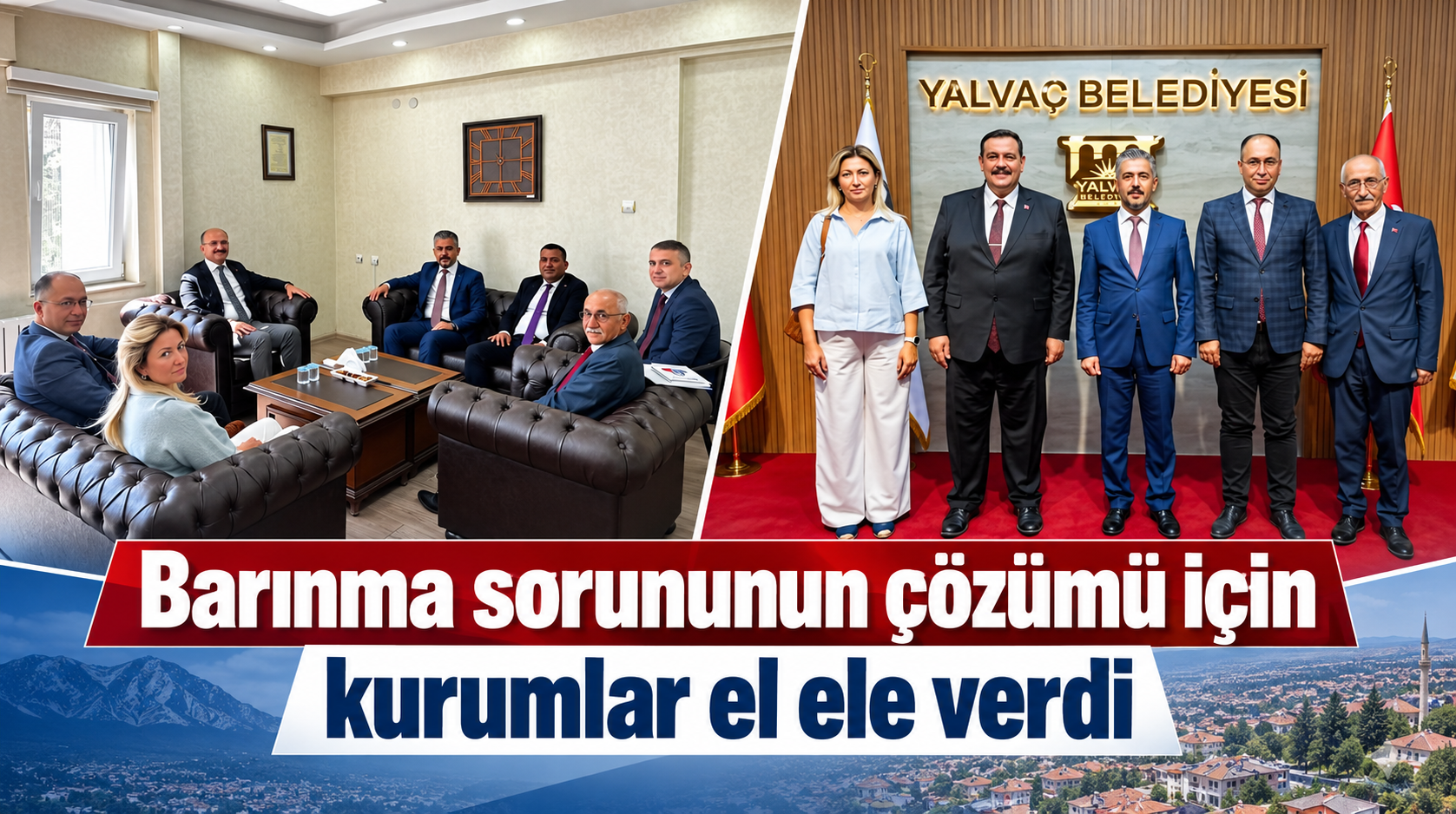 ISUBÜ Rektörü Çatal, barınma sorununun çözümü için Yalvaç’taydı