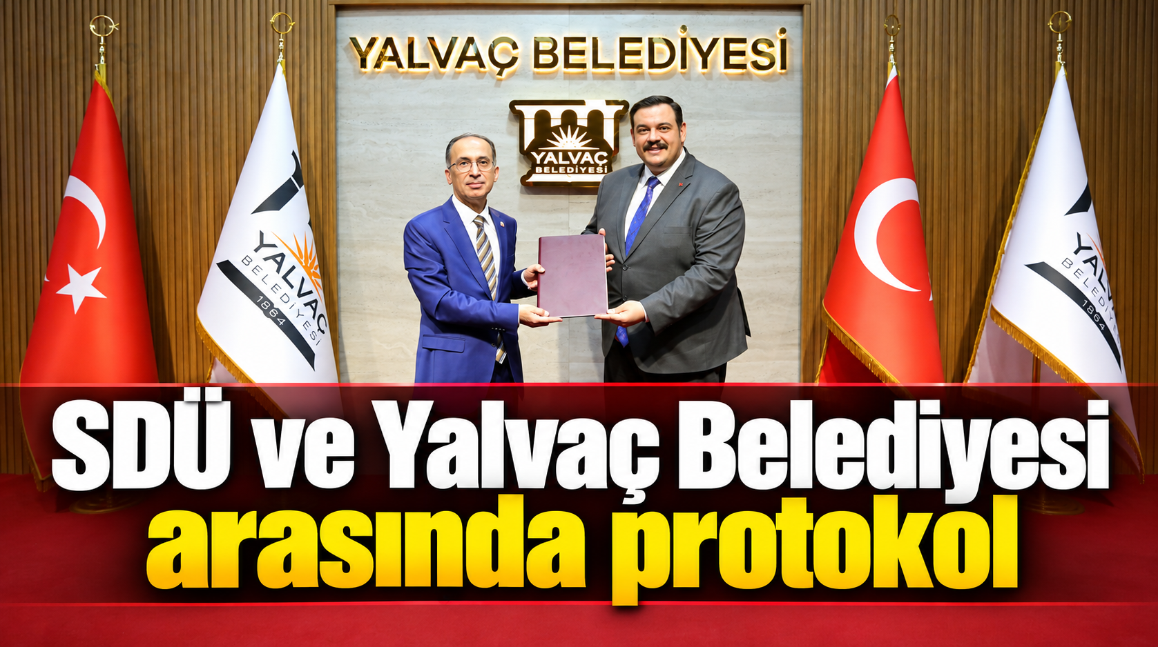 SDÜ Rektörü Prof. Dr. Mehmet Saltan’dan Yalvaç ziyareti