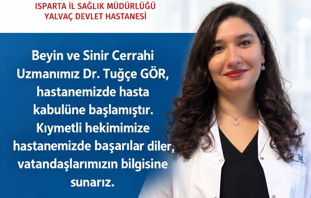 Beyin ve Sinir Cerrahi Uzmanı göreve başladı