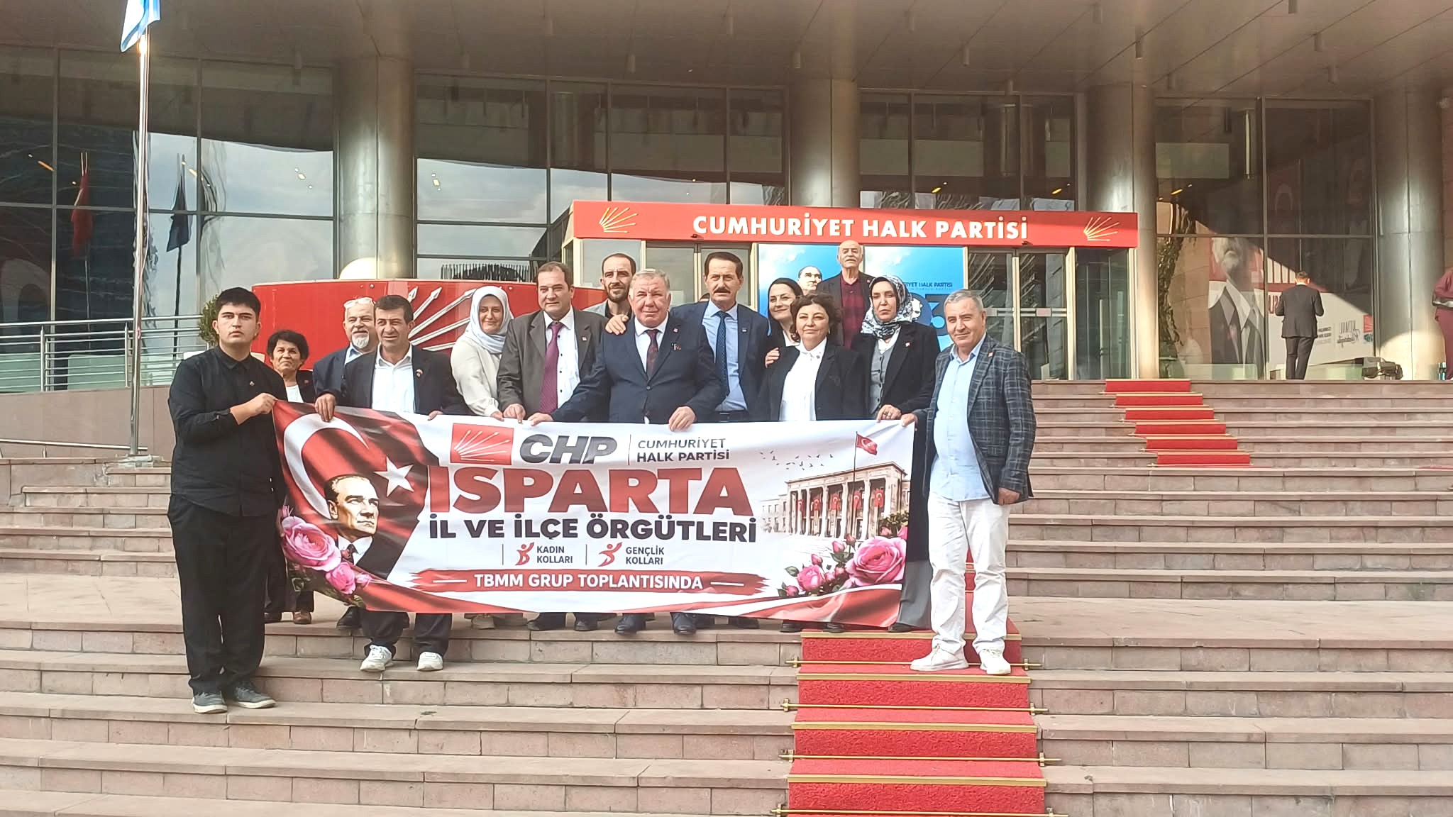 CHP Isparta ve Yalvaç yönetimleri Ankara’daydı